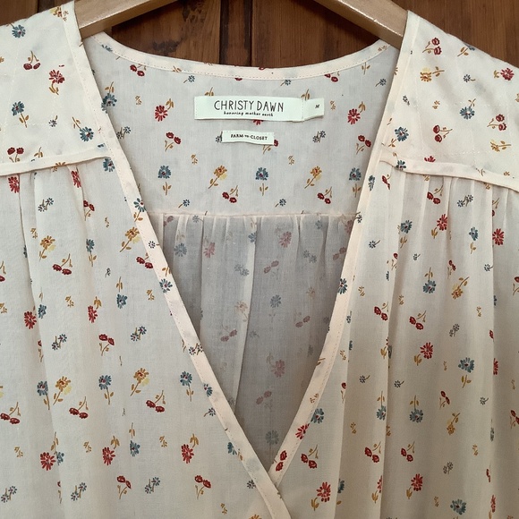 Christy Dawn Della Dress in Carnelian Aster Garden - Picture 5 of 10